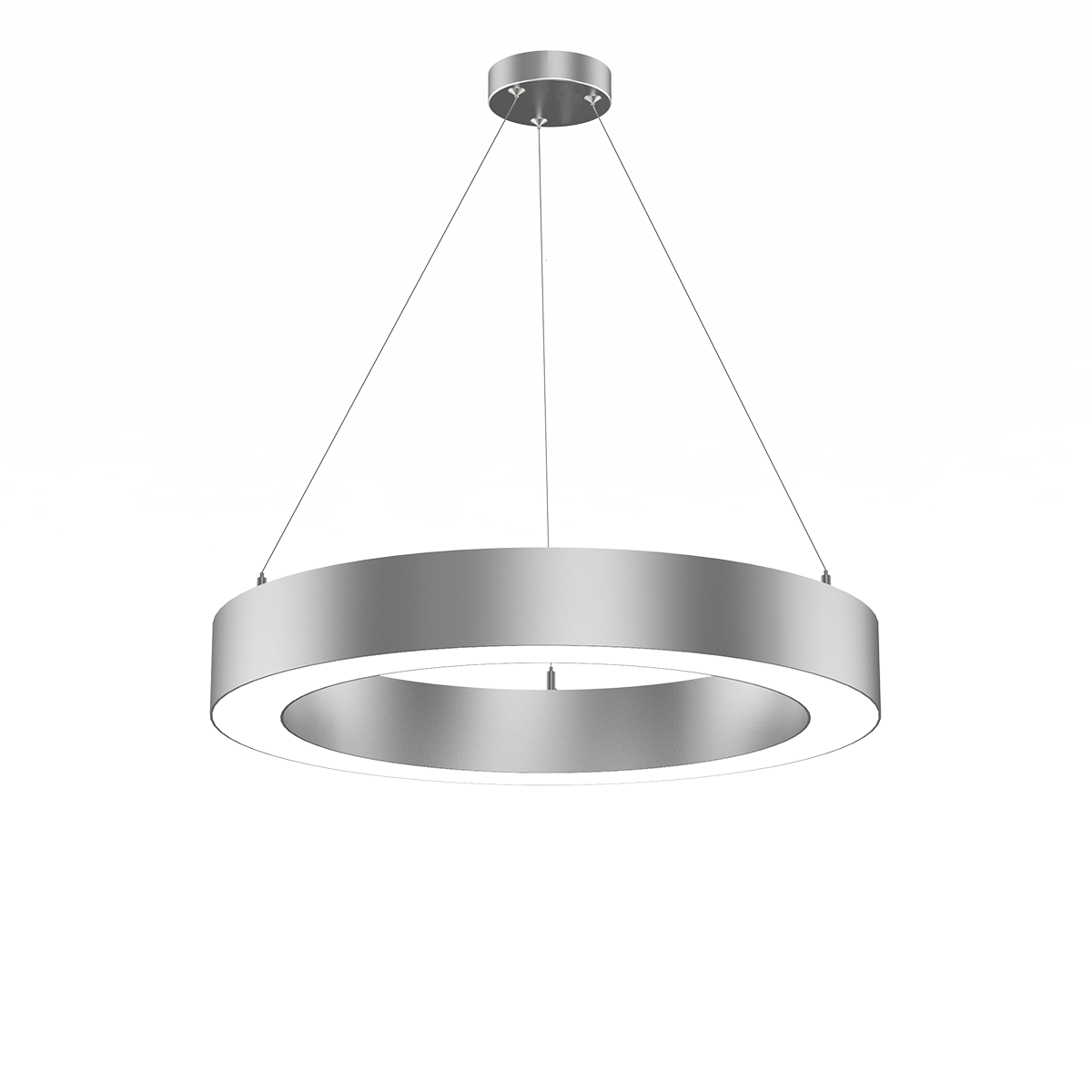 OLA Ringleuchte D600 × B65 × H82 mm, 48 W, 115 lm/W, DALI-2 dimmbar, IP20